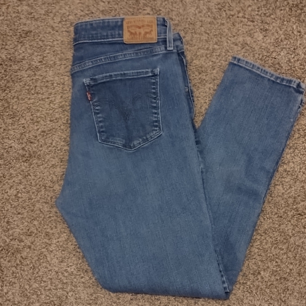 Levi's Medium Blue Straight-Leg Women's Jeans